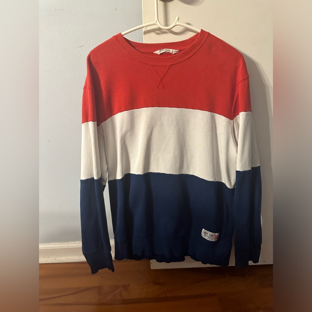 Red white and blue Sweater